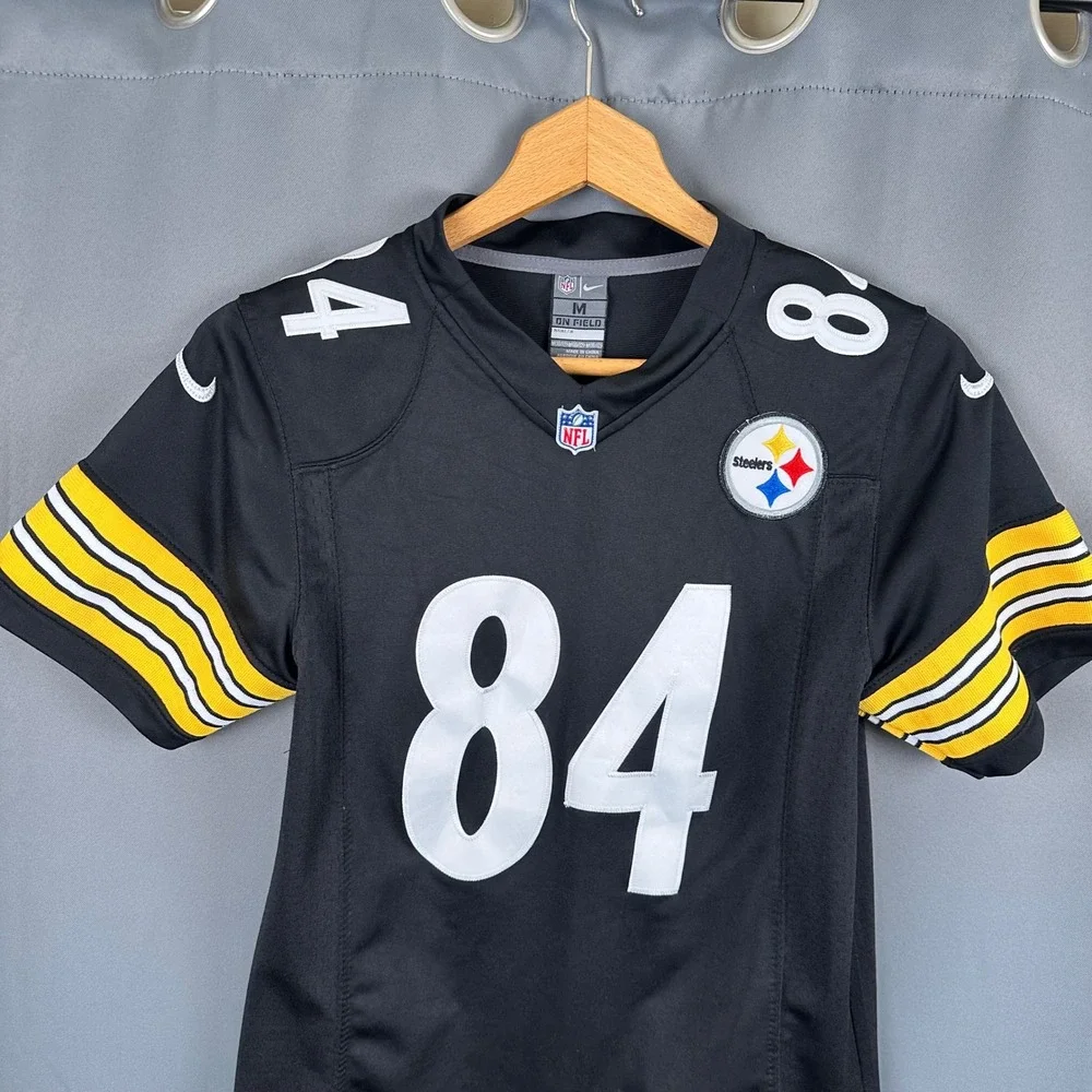 Nike NFL Pittsburgh Steelers Antonio Brown 84 Jersey Black Youth Medium